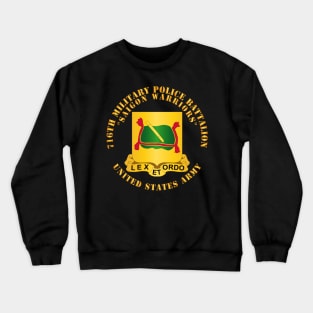 716th Military Police Battalion - Saigon Warriors - DUI X 300 Crewneck Sweatshirt